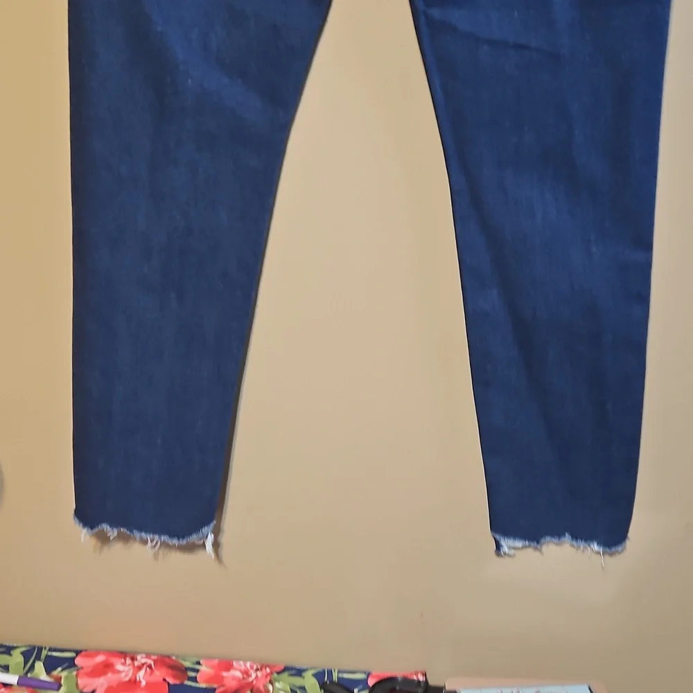LOFT Dark Blue Skinny Jeans - Picture 6 of 12